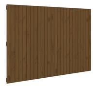 (honey brown, 166 x 3 x 110 cm) vidaXL Solid Wood Pine Wall Headboard Bed Header Multi Colours Multi Sizes