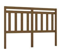 vidaXL Bed Headboard Honey Brown 166X4X100 Cm Solid Wood Pine, Brown