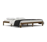 (honey brown, 200 x 200 cm) vidaXL Solid Wood Pine Bed Frame Bed Base Furniture Multi Colours Multi Sizes