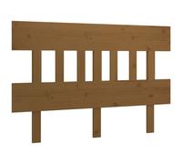 vidaXL Bed Headboard Honey Brown 203.5x3x81 cm Solid Wood Pine