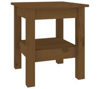 (Honey brown, 35 x 35 x 40 cm (L x W x H)) vidaXL Coffee Table Dining Table Centre Accent Tea End Table Solid Wood Pine