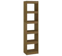 (honey brown, 40 x 30 x 167.5 cm) vidaXL Book Cabinet/Room Divider Storage Book Rack Bookshelf Solid Wood Pine
