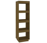 (honey brown, 40 x 35 x 135 cm) vidaXL Solid Pinewood Book Cabinet/Room Divider Multi Colours Multi Sizes