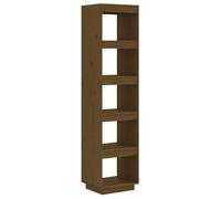 (honey brown, 40 x 35 x 167 cm) vidaXL Solid Pinewood Book Cabinet/Room Divider Multi Colours Multi Sizes