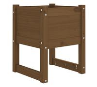 vidaXL Planter Honey Brown 40x40x52.5cm Solid Wood Pine, Brown