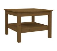 vidaXL Coffee Table Honey Brown 55x55x40 cm Solid Wood Pine UK HOT