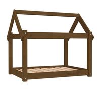 (honey brown, 81 x 60 x 70 cm) vidaXL Solid Wood Pine Dog Bed Wooden Pet Sofa Dog Couch Multi Colours/Sizes