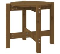 Vidaxl Coffee Table Honey Brown Ø 52.5X45 Cm Solid Wood Pine, Brown