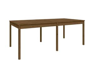 (honey brown pine, 203.5 x 100 x 76 cm) vidaXL Garden Table Patio Table Wooden Dining Coffee Table Solid Wood Douglas