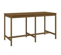 (honey brown pine, 203.5 x 90 x 110 cm) vidaXL Garden Table Outdoor Table Patio Wooden Dining Table Solid Wood Pine