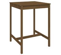 (honey brown pine, 82.5 x 82.5 x 110 cm) vidaXL Garden Table Outdoor Table Patio Wooden Dining Table Solid Wood Pine