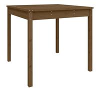 (honey brown pine, 82.5 x 82.5 x 76 cm) vidaXL Garden Table Patio Table Wooden Dining Coffee Table Solid Wood Douglas