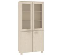 (honey brown) vidaXL Highboard Solid Wood Pine Wooden Storage Shelf Sideboard Multi Colours