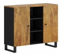 Vidaxl Sideboard With 2 Doors 90X33X75 Cm Solid Wood Mango