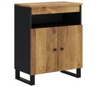 (honey brown) vidaXL Sideboard Side Cabinet with 2 Doors Cupboard Highboard Solid Wood Mango