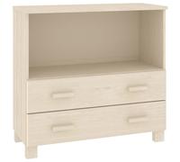 vidaXL Sideboard HAMAR Honey Brown 85x35x80 cm Solid Wood Pine UK NEW