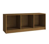 vidaXL Tv Cabinet Honey Brown 104x33x41 cm Solid Pinewood, Brown