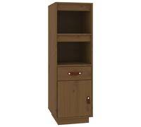 Vidaxl Highboard Honey Brown 34X40X108,5 Cm Solid Wood Pine, Brown