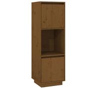 (honey brown) vidaXL Solid Wood Pine Highboard Indoor Wooden Console Cabinet Multi Colours