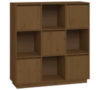 (honey brown) vidaXL Solid Wood Pine Highboard Wooden Buffet Cabinet Sideboard Multi Colours