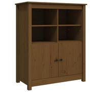 Vidaxl Sideboard Honey Brown 83X41.5X100 Cm Solid Wood Pine, Brown