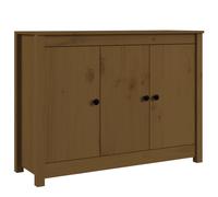 (Honey brown) vidaXL Solid Wood Pine Sideboard Side Cabinet Home Organiser Multi Colours