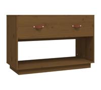 (Honey brown) vidaXL Solid Wood Pine TV Cabinet Media HiFi Cabinet TV Console Multi Colours