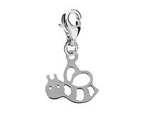 Honey Bumble Bee 925 Silver Clip On Charm Pendant E2C