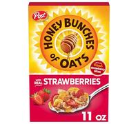 Honey Bunches of Oats Strawberry, Heart Healthy, Low Fat, made with Whole Grain Cereal, 11 Ounce