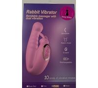 Lovehoney Ignite 20 Function Mini Rabbit Vibrator - Purple Purple