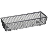 Honey-Can-Do KCH-02158 Steel Mesh Drawer Organizer, Silver, 6L x 3W
