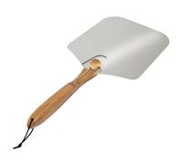 Honey-Can-Do Old Stone Pizza Kitchen Aluminum Pizza Peel with Collapsible Wooden Handle, 12x14-Inch