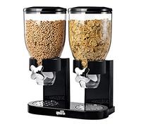 Honey Can Do Zevro Double Indispensable Dispenser - Black, 22 x 36 x 42 cm