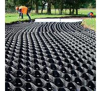 Honey Comb Grid for Gravel 2 '', Geo Grid Ground Grid w/ Drain Anchor - Plastic Grid System for Shed Base/ Subgrade Work/ New Lawn, Landscape Rock Stabilizer, Various Size Options(3m x 6m (10ft x 20ft