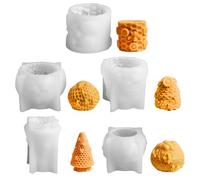 Honey Comb - Honey Comb for Silicone Mold, Cylinder 3D Soap and Candle Casting Mould, Quick Release Silicone for Resin Art Fondant Baking, DIY Crafts Home Decoration, 2.8 Inches