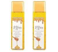 Honey Concentrated Laundry Fragrance 200ml 80 Washing Cycles - Long Lasting Perfume Fabric Conditioner Highly-Concentrated Formula Soft & Refreshed Compartment - Pack of 2