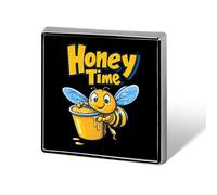 Honey Cute Bee Time Custom Brooch Pin Lapel Pins Tie Suit Dress Accessories Wedding Birthday for Men Women