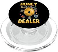 Honey Dealer Beekeeping Honeycomb Pot Bee Hive Save The Bees PopSockets PopGrip for MagSafe