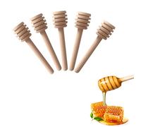 Honey Dipper Stick Mini Wooden Honey Dippers Sticks Dispensing Collecting Kitchen Dining (3 inch) (20pcs)