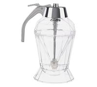 Honey Dispenser - 14.5Cm Polystyrene Syrup Bottle, No-Drip Pourer, Freshness Stopper, Stylish Kitchen Accessory | Practical Honey Container for Table Breakfast Cooking Baking Sweetener Storage Tool