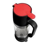 Honey Dispenser without Drips - 9 oz Glass Honey Jar Clear Type - Honey Container - Maple Syrup Dispenser with Handle for Coffee or Tea Keep Your Honey Sealed and Well Cared for with the Frischdi