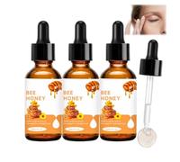 Honey Eye Care Hydration, Hydrating Under-Eye Essence for Moisturizing, All Natural Skin Brightening Serum for Dark Circles, Firming Eye Treatment, for All Skin Types (3PCS)