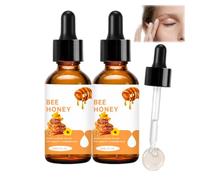 Honey Eye Care Hydration, Hydrating Under-Eye Essence for Moisturizing, All Natural Skin Brightening Serum for Dark Circles, Firming Eye Treatment, for All Skin Types (2PCS)