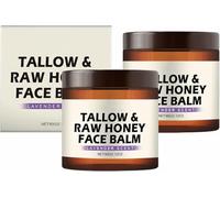 Honey face cream, moisturizing balm with honey and butter, suitable for women and the elderly, suitable for young men, for dry skin, winter night travel set.