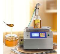 Honey Filling Machine, Automatic Weighing Liquid Filler for Various Pastes, Manual Bottle Filler for Honey, Peanut Butter, and Sesame Paste