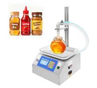 Honey Filling Machine & Cosmetic Filling Machine, Optional pump type with 1.5m Inlet Pipe, Timing Filler for High Viscous Liquids for Chemicals, Adhesives, Oils, Lotions(Brass pump)