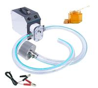 Honey Filter Transfer Pump, 120W Electric Viscosity Liquid Filters Delivery Pump with Digital Display, Adjustable Speed, Maximum Flow Rate 900kg/H, Portable Apiculture Tools