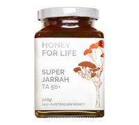 Honey for Life Super Jarrah TA50+ / MGO 1600+ | Stronger than Manuka Honey Medical Grade | Raw Real Pure Cold Pressed & Unpasteurised Honey in Glass Jar - No Micro Plastics (500g)