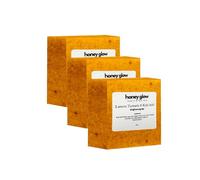 Honey Glow Lemon Turmeric Kojic Acid Soap Bar, Pure Turmeric Handmade Soap Bar For Face & Body, Moisturizing Erase Fine Lines,Unclogs Pores, 100% Vegan & Cruelty Free for Sensitive Skin (3pcs)