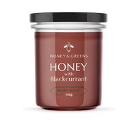 Honey & Greens British Honey with Blackcurrant 240g